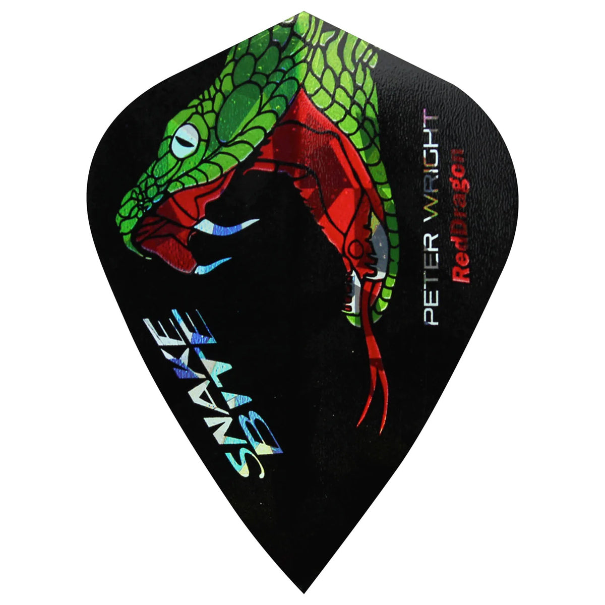 Peter Wright Snakebite Holographic Kite Dart Flights by Red Dragon