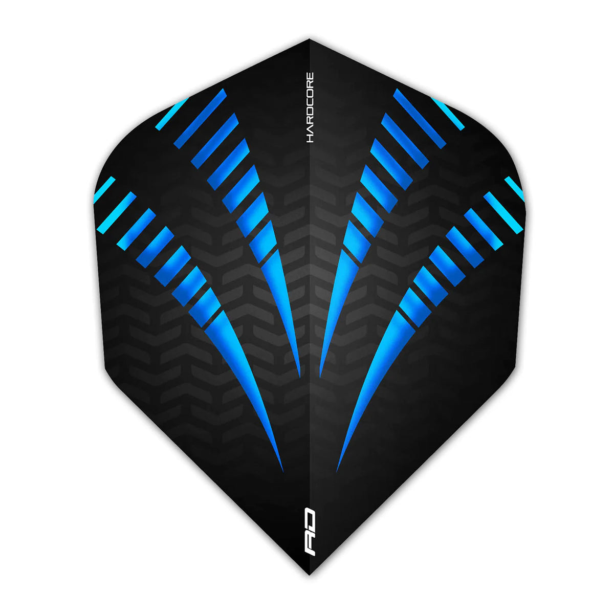 Hardcore Radical Blue Standard Dart Flights by Red Dragon