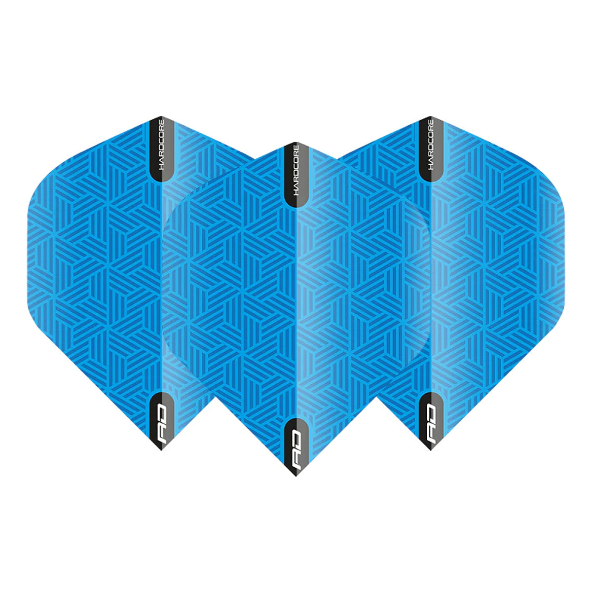 Hardcore XT Blue Standard Dart Flights by Red Dragon