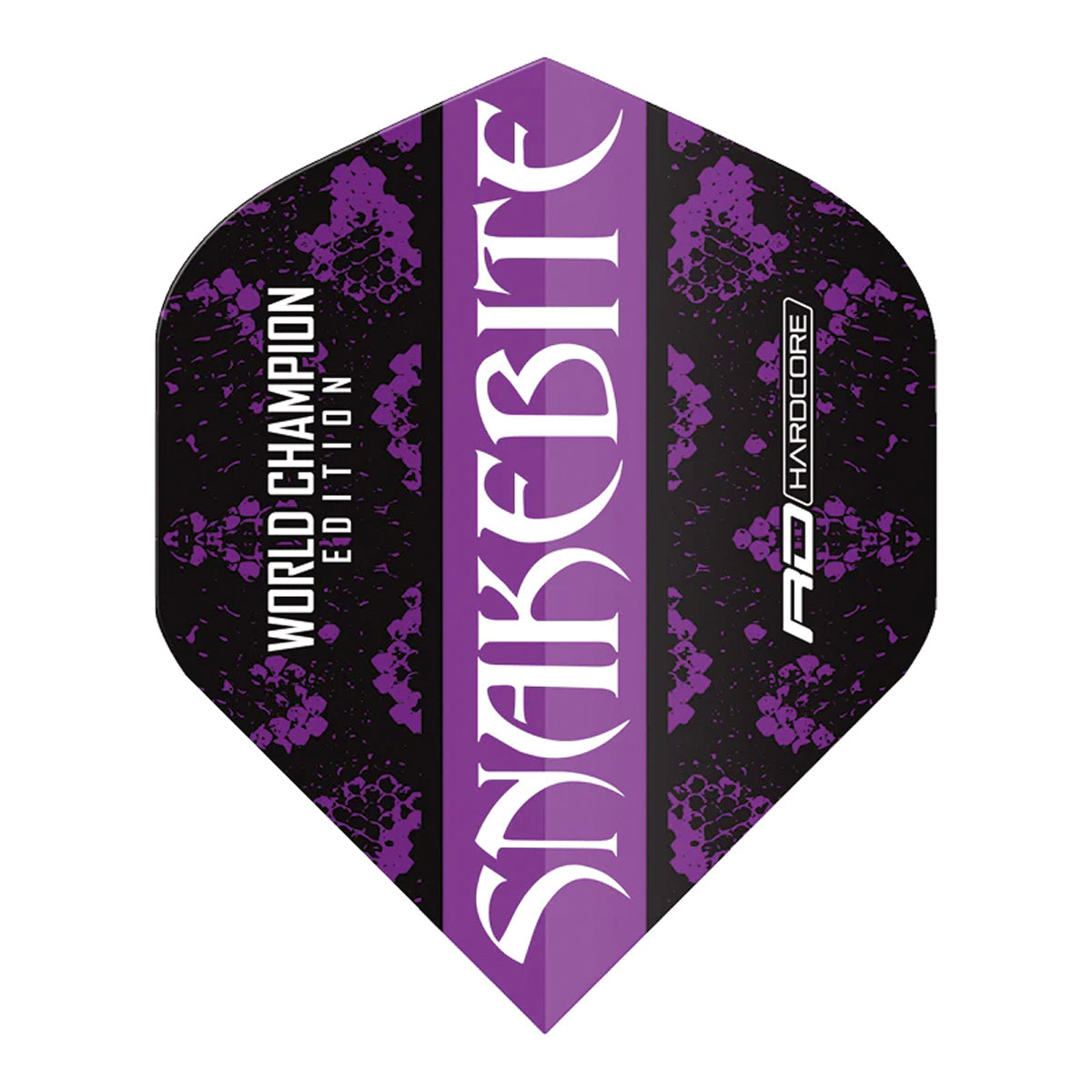 Hardcore Snakebite World Champion 2020 Black Standard Dart Flights by Red Dragon