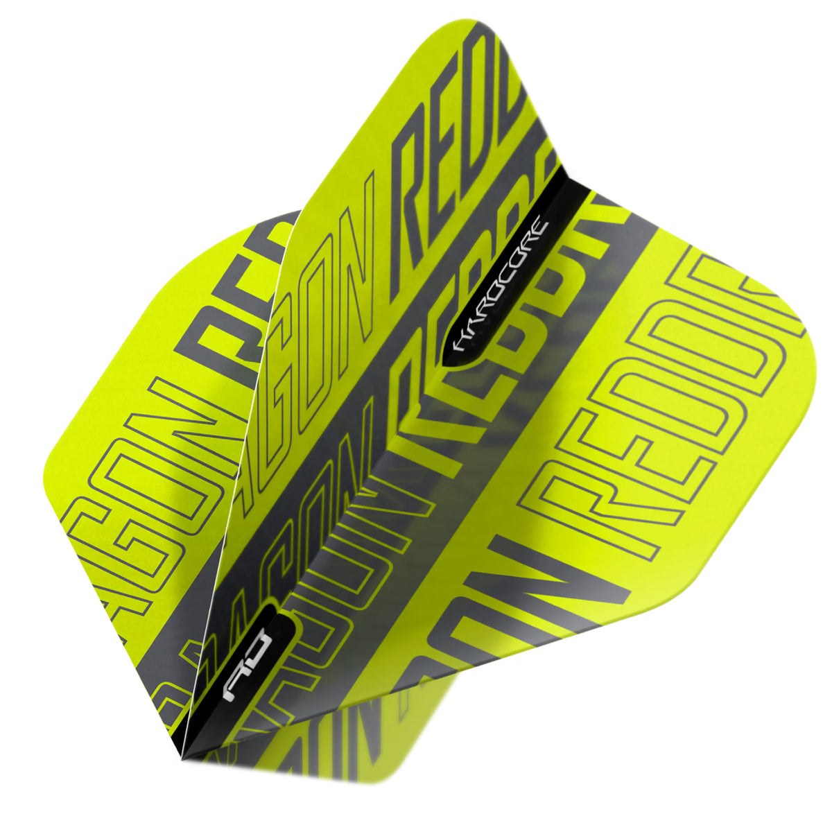 Hardcore XT Green and Grey Red Dragon Standard Dart Flights by Red Dragon