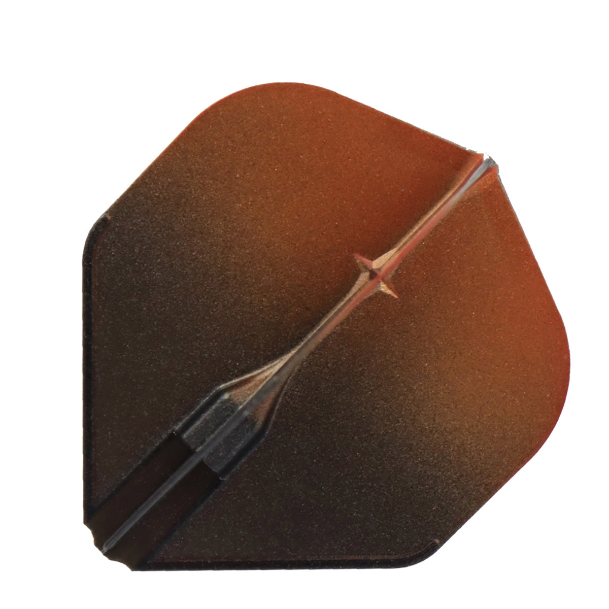 L-Style Two Tone EZ Dart Flights Black L1 Standard