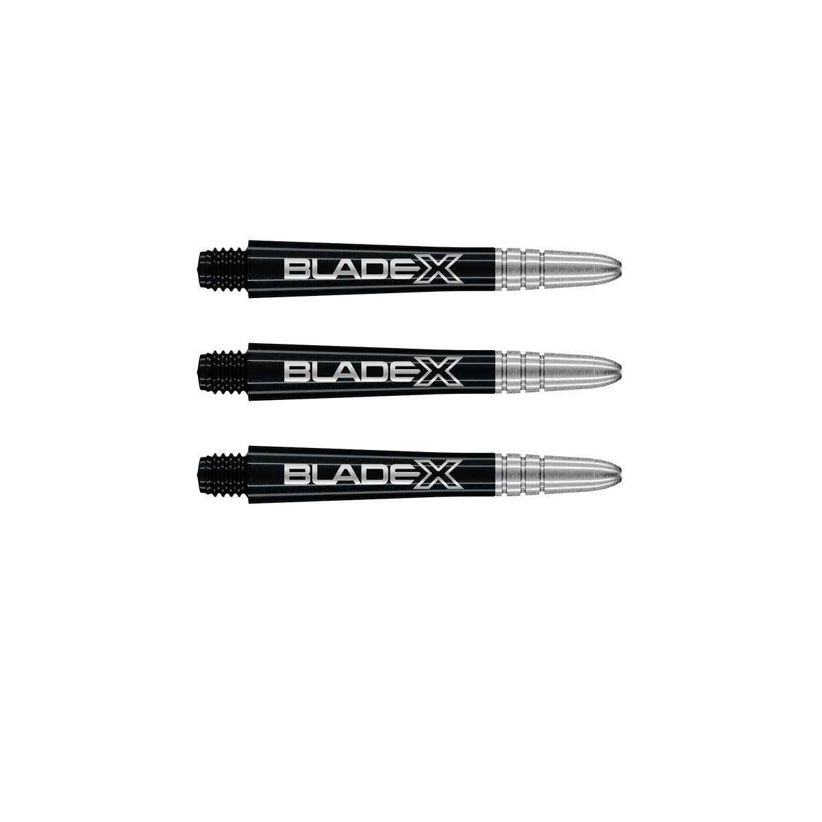Winmau Vecta Blade X Black & Silver Dart Stems / Shafts