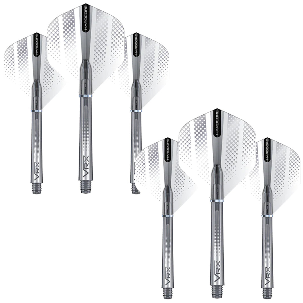 VRX Flight & Shaft Combo - White by Red Dragon - 4 Sets