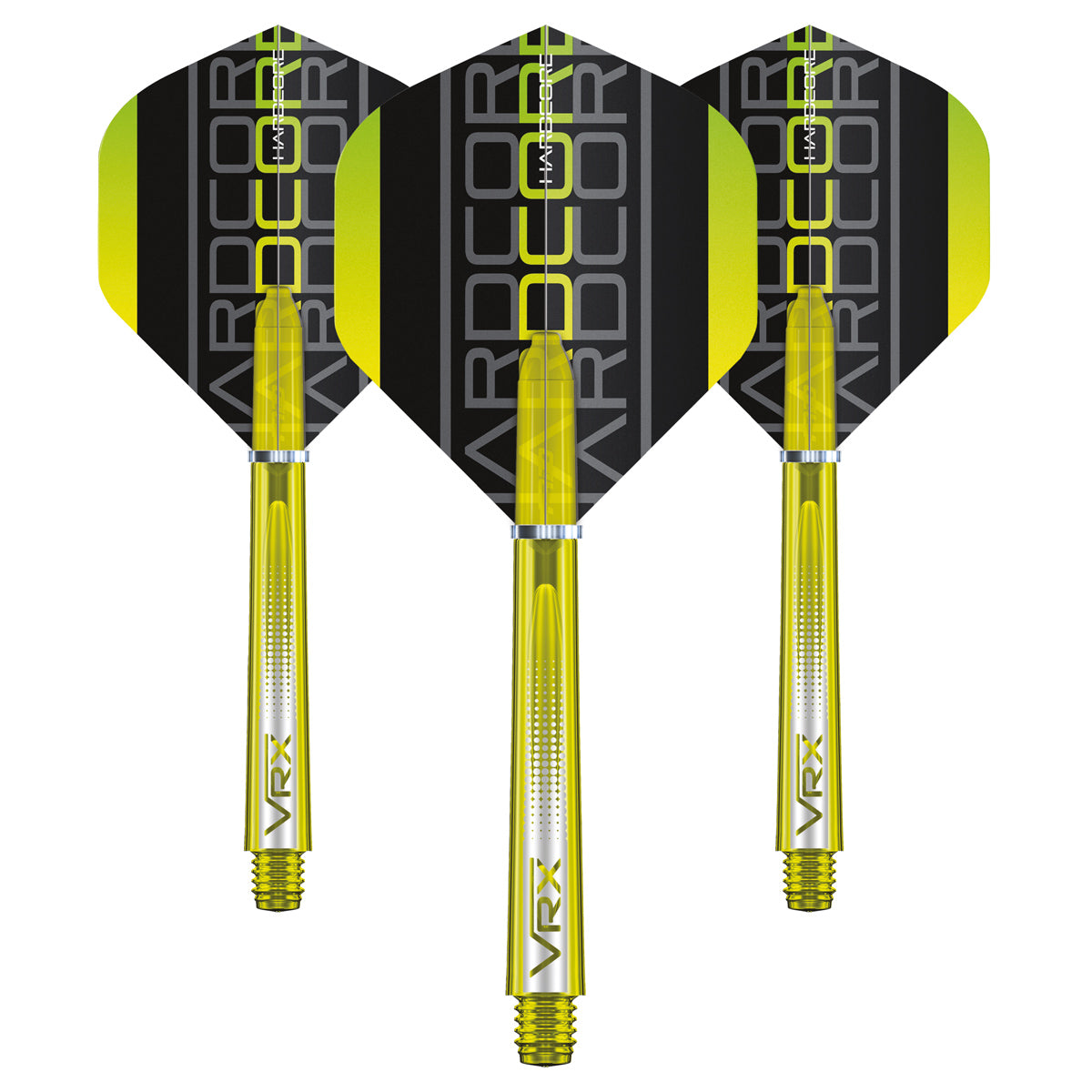 VRX Flight & Shaft Combo - Yellow by Red Dragon - 4 Sets