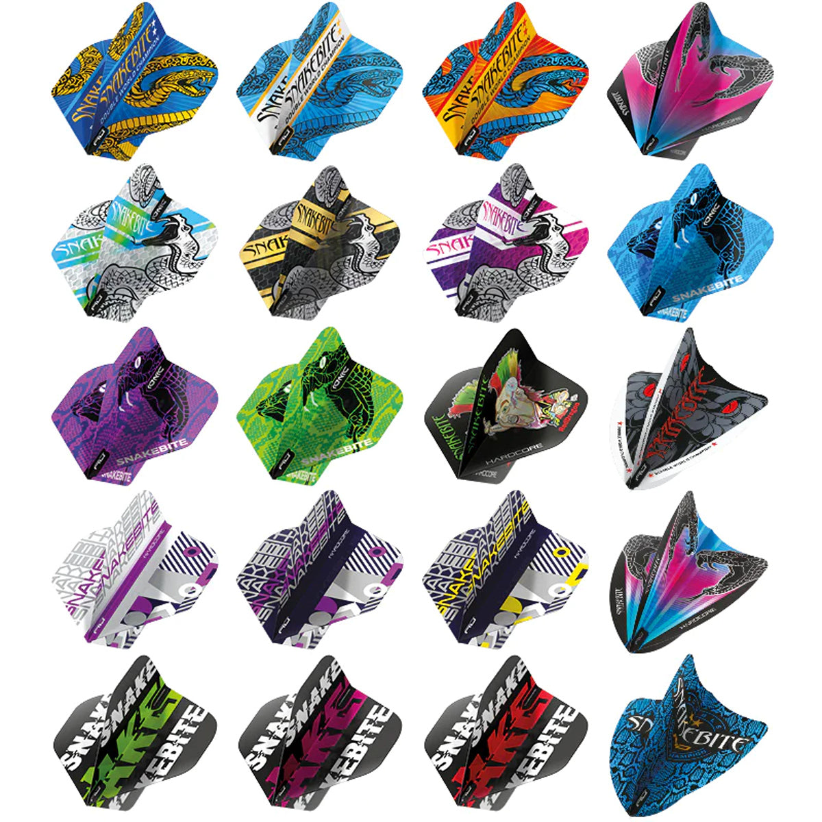 Peter Wright Snakebite Double World Champion Flight Collection by Red Dragon