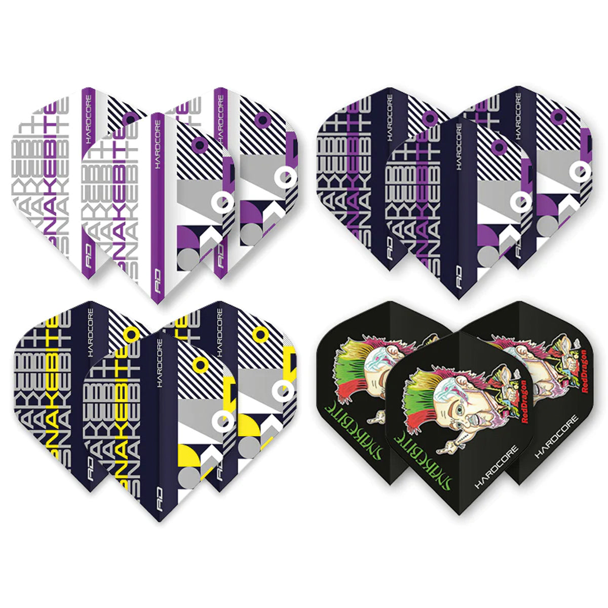 Peter Wright Snakebite Double World Champion Flight Collection by Red Dragon