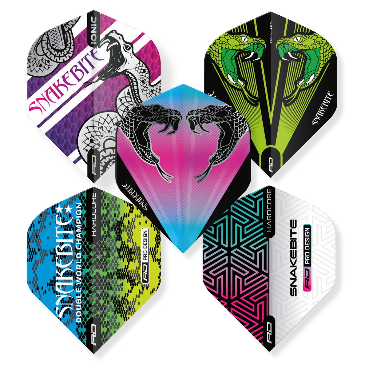 Snakebite Hardcore Flight Collection by Red Dragon