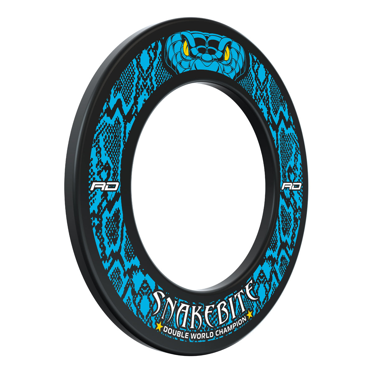 Peter Wright Snakebite Double World Champion Dartboard Surround by Red Dragon