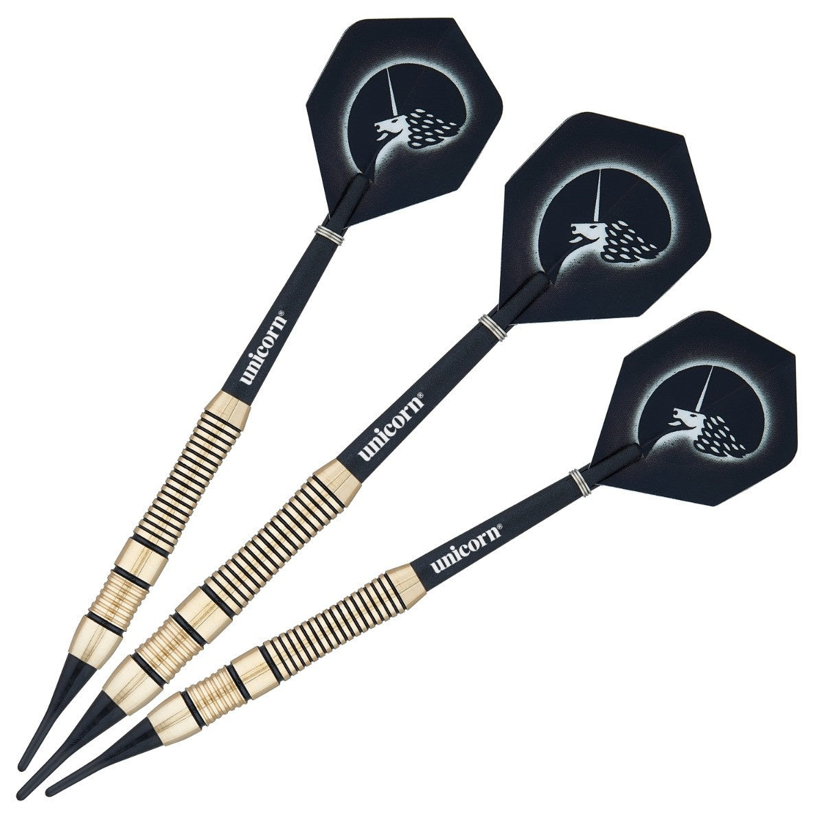 Core Plus Brass Darts Style 2 Soft Tip Darts by Unicorn
