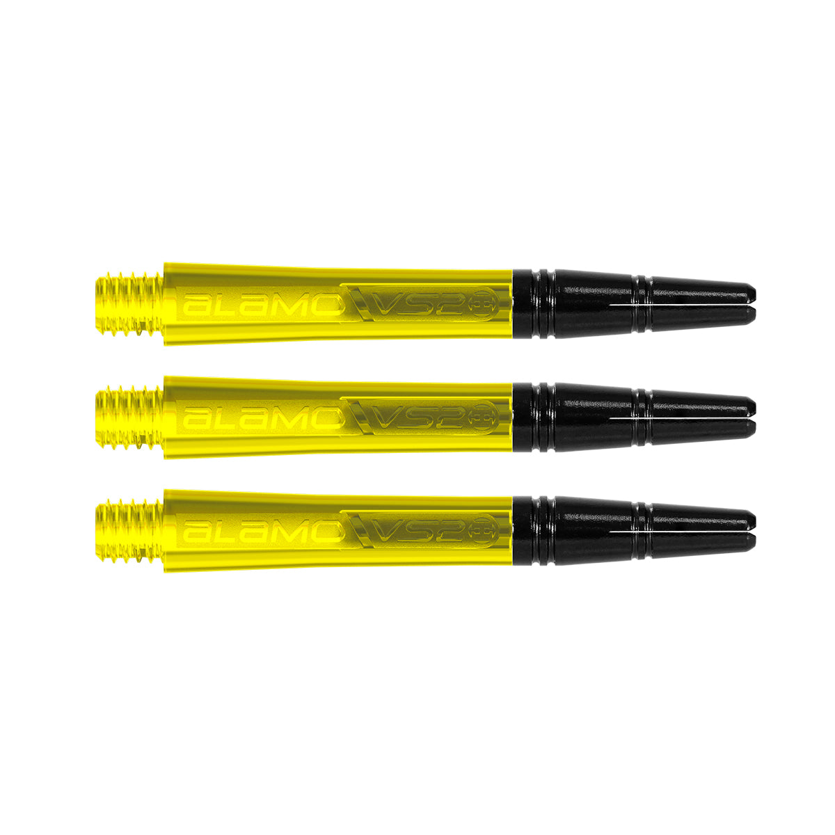 Harrows Alamo VS2 Dart Stems Shafts Yellow Midi length variant image