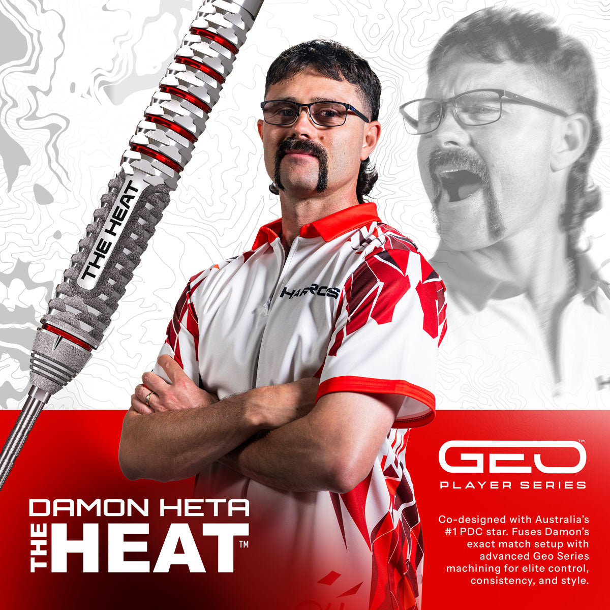 Harrow Damon Heta Geo Quick Point 90% Tungsten Steel Tip Darts