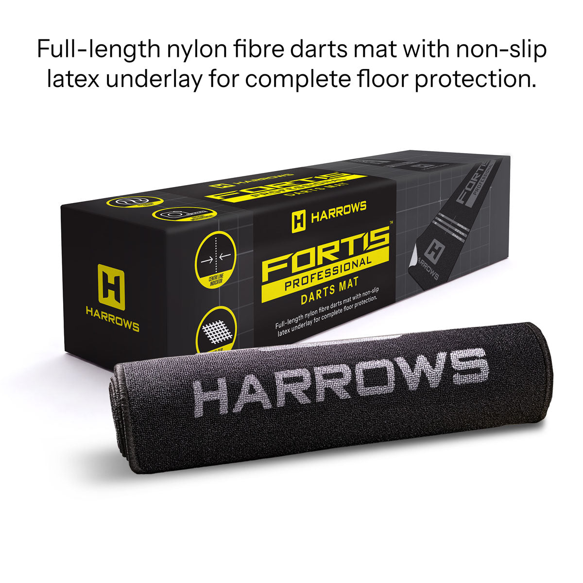 Harrows Fortis Grey Dart Mat