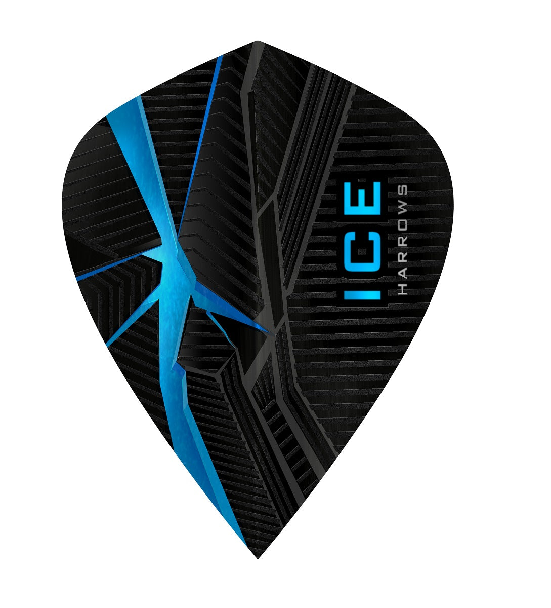 Harrows ICE Recut Kite Dart Flights 25 Sets main product image showing the flight design and product contents