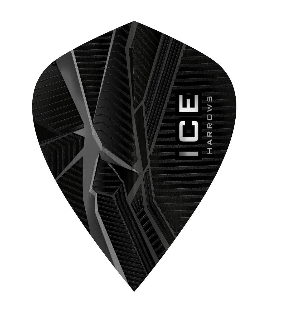 Harrows ICE Recut Kite Dart Flights 25 Sets main product image showing the flight design and product contents