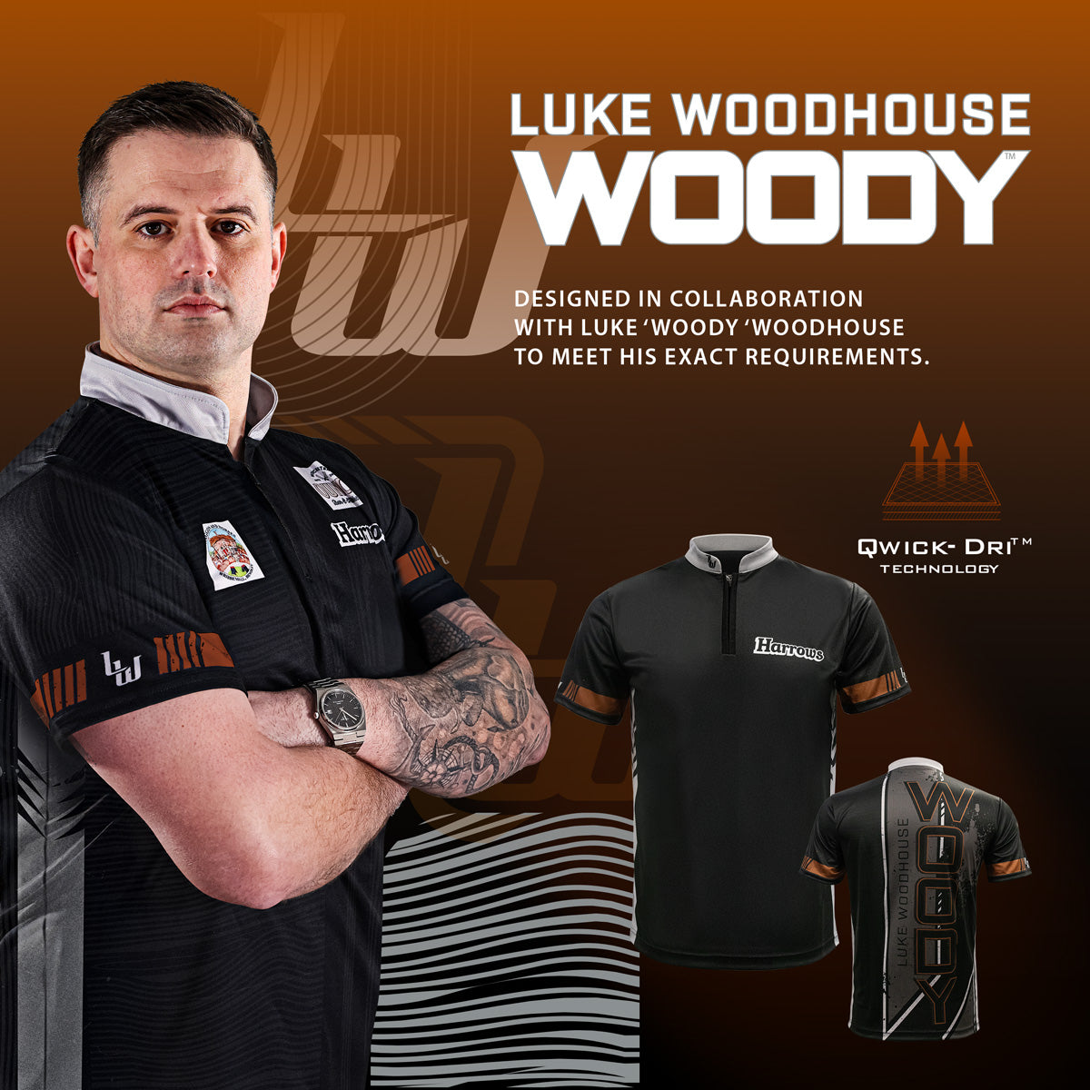 Harrows Luke Woodhouse Player Shirt player image featuring Luke Woodhouse wearing the official shirt