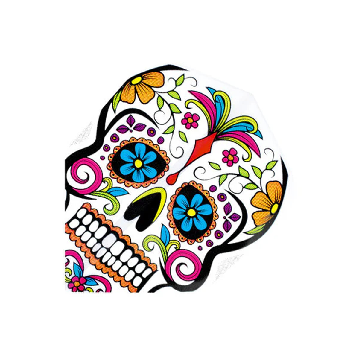 Harrows Quadro Skull Dart Flights main image on a white background.