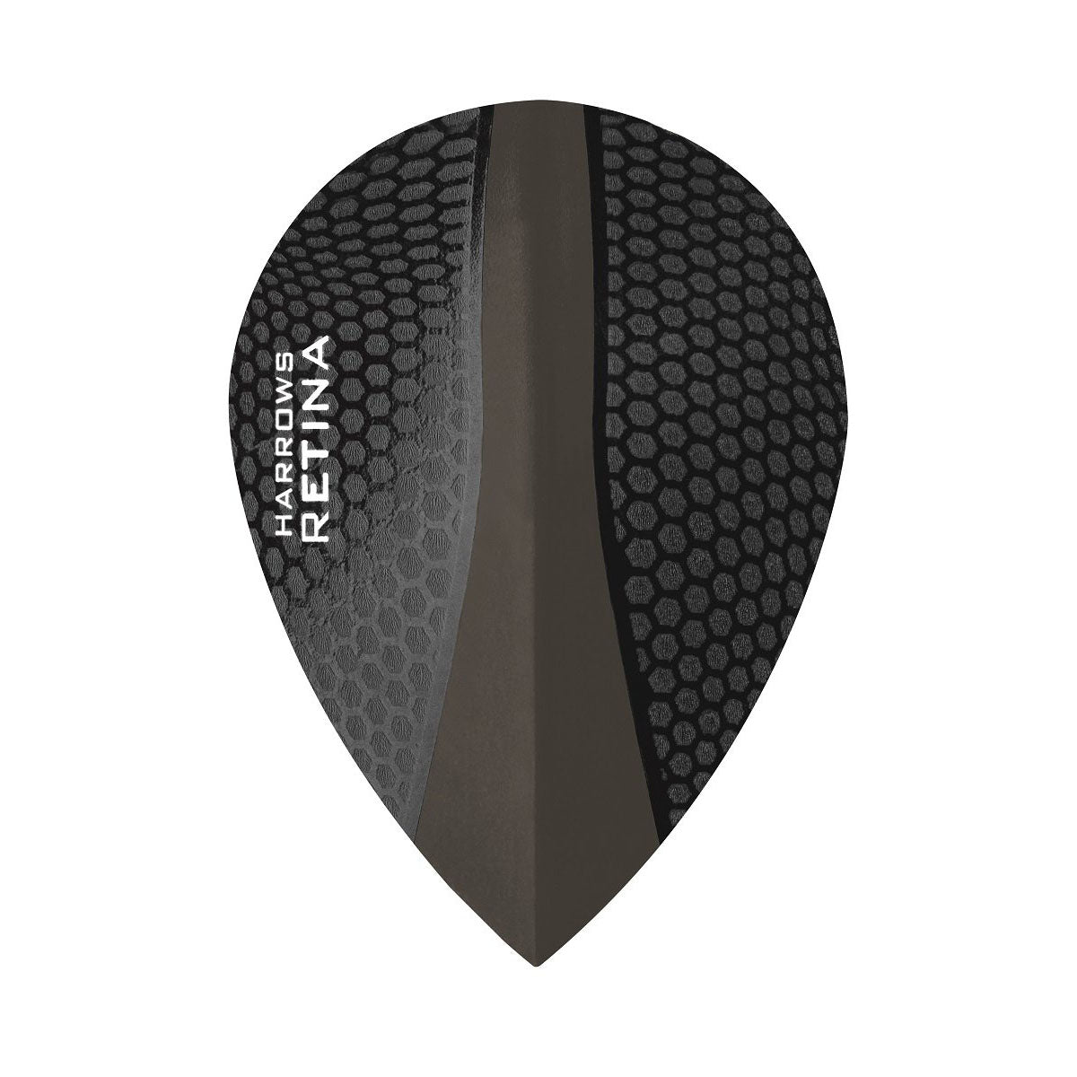 Harrows Retina Pear Smokey Dart Flights main product image showing the flight design and product contents