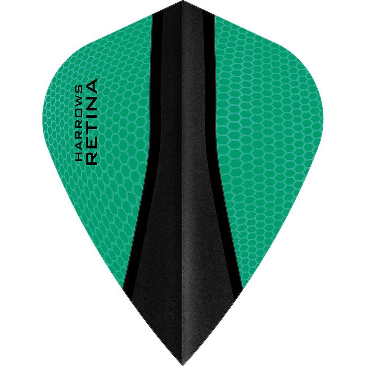 Harrows Retina,X Kite Jade Dart Flights main image on a white background.
