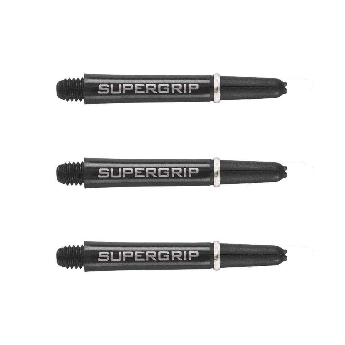 Harrows Supergrip Dart Stems Shafts Black Silver Short length variant image