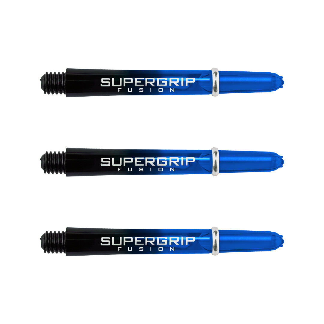 Harrows Supergrip Fusion Dart Stems Shafts Blue Midi length variant image