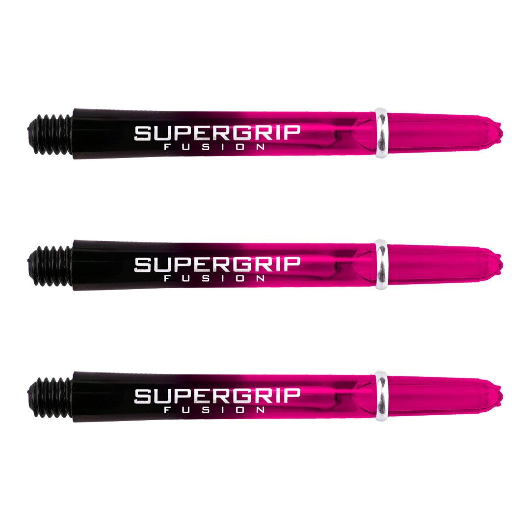Harrows Supergrip Fusion Dart Stems Shafts Dark Pink Medium length variant image