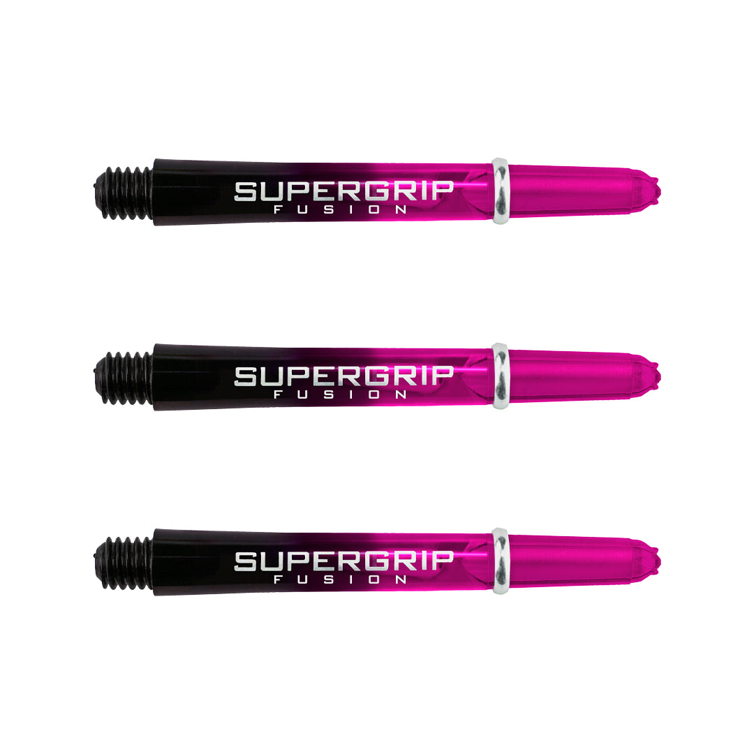Harrows Supergrip Fusion Dart Stems Shafts Dark Pink Midi length variant image