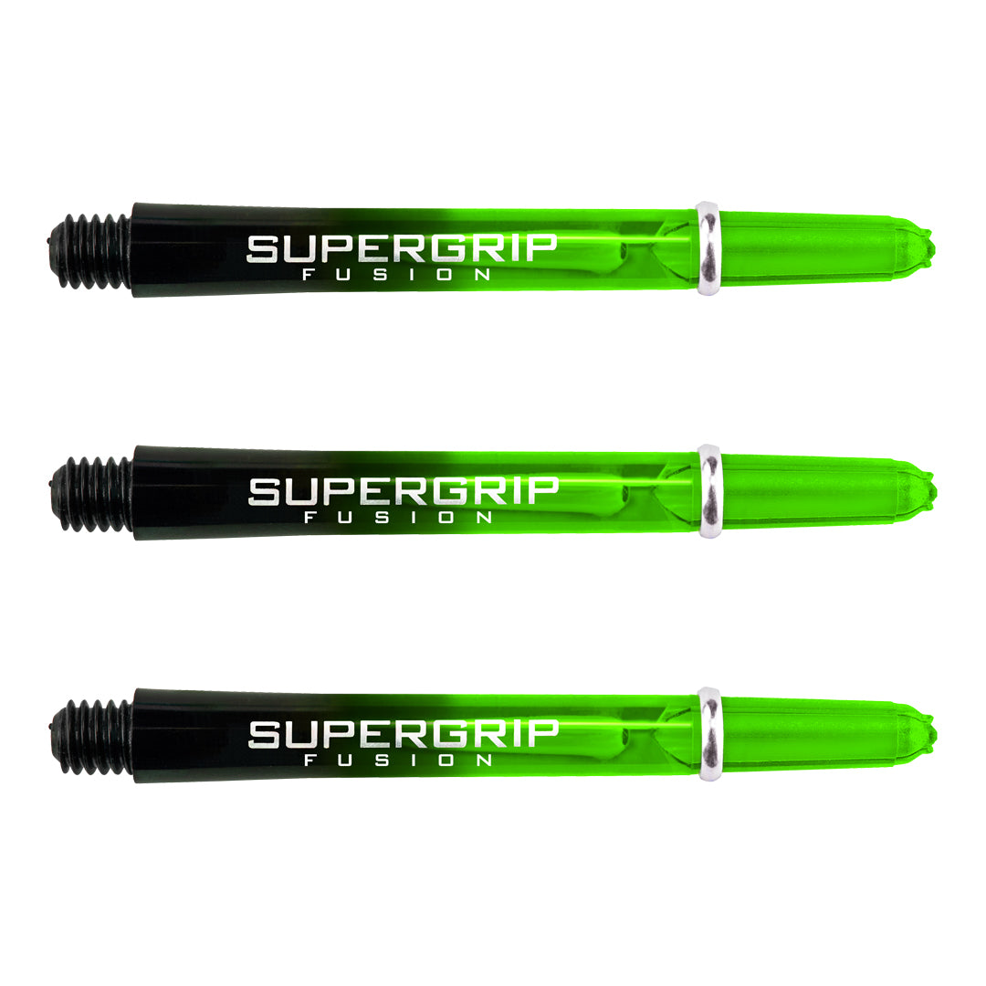 Harrows Supergrip Fusion Dart Stems Shafts Green Medium length variant image