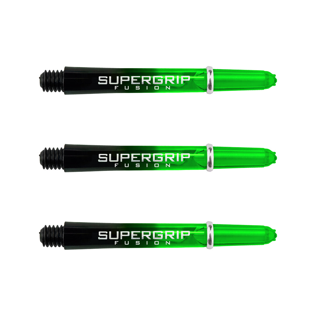 Harrows Supergrip Fusion Dart Stems Shafts Green Midi length variant image