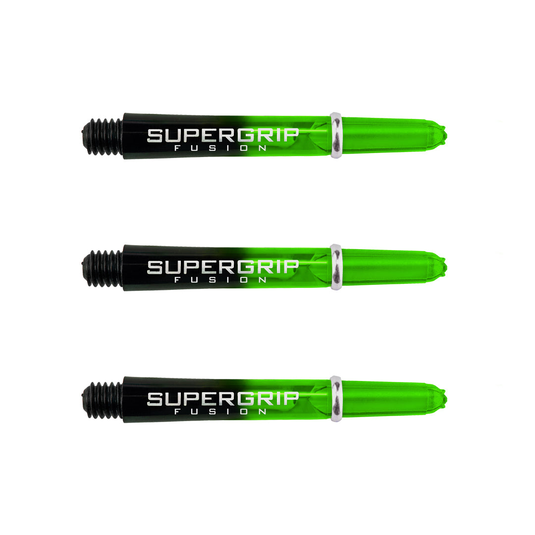 Harrows Supergrip Fusion Dart Stems Shafts Green Short length variant image