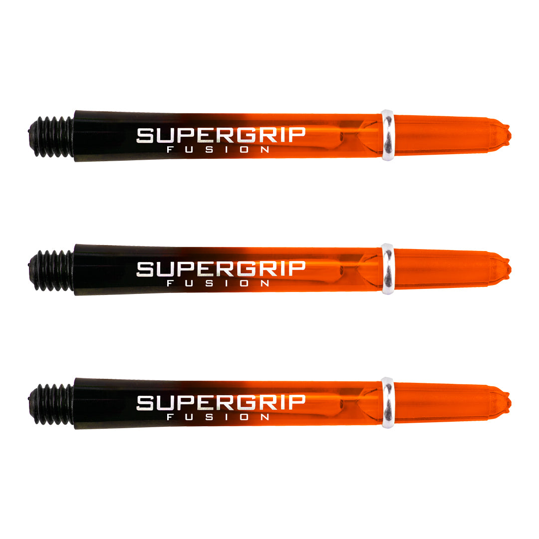 Harrows Supergrip Fusion Dart Stems Shafts Orange Medium length variant image