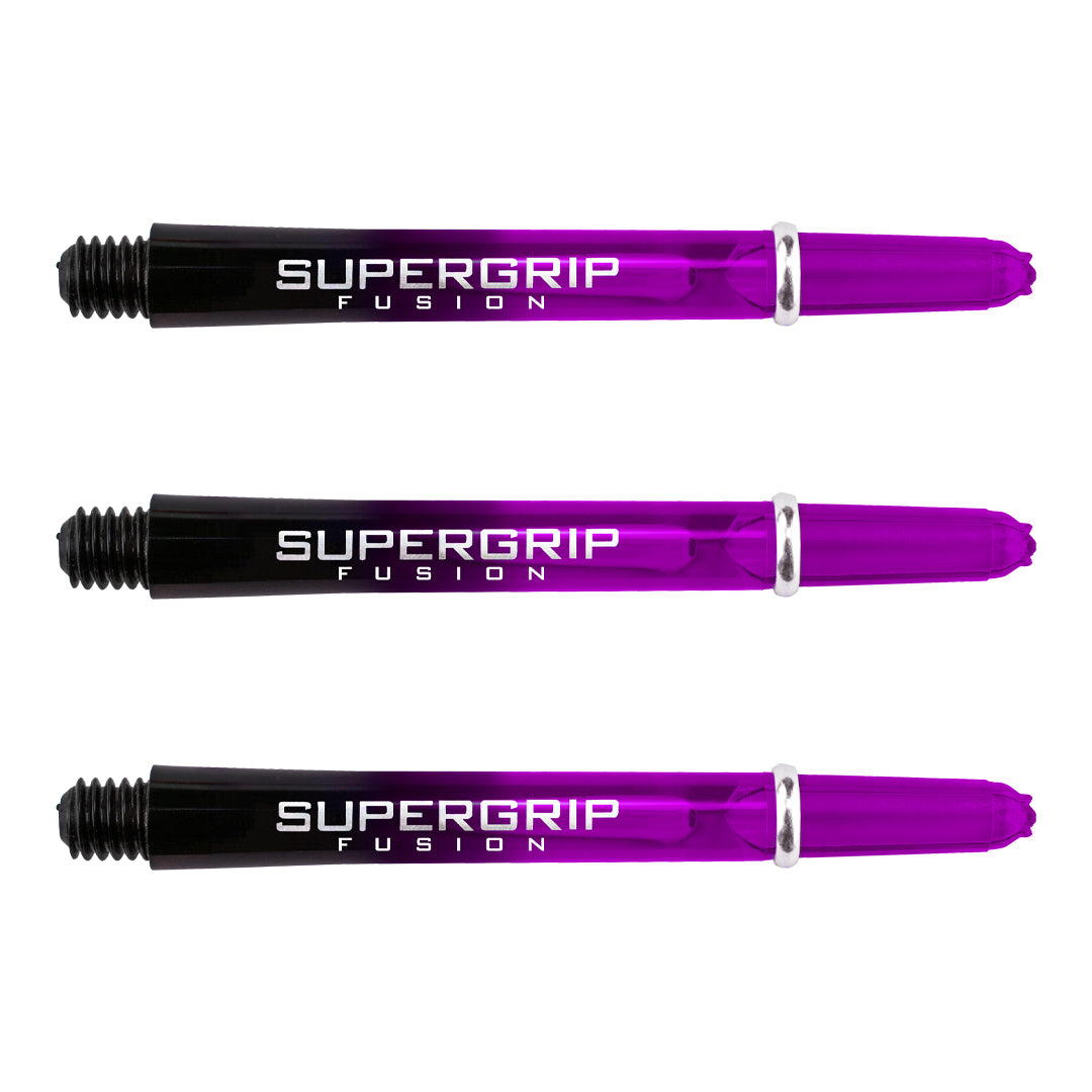 Harrows Supergrip Fusion Dart Stems Shafts Purple Medium length variant image