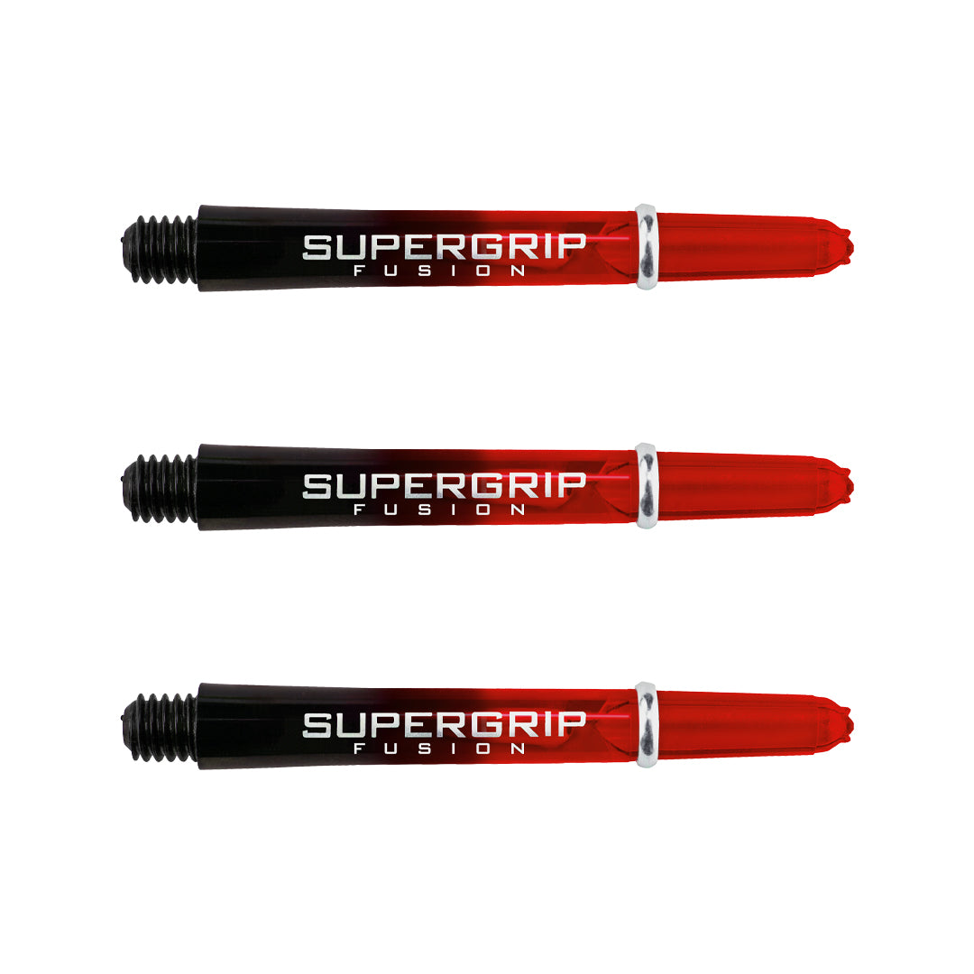 Harrows Supergrip Fusion Dart Stems Shafts Red Midi length variant image