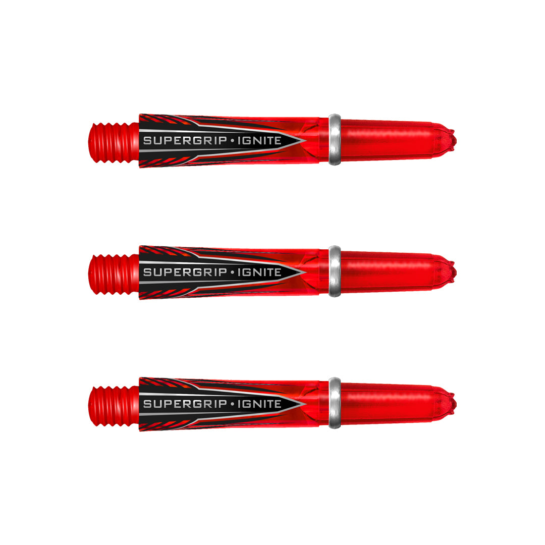 Harrows Supergrip Ignite Dart Stems Shafts Red Short length variant image