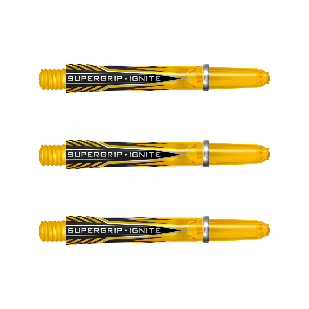 Harrows Supergrip Ignite Dart Stems Shafts Yellow Midi length variant image