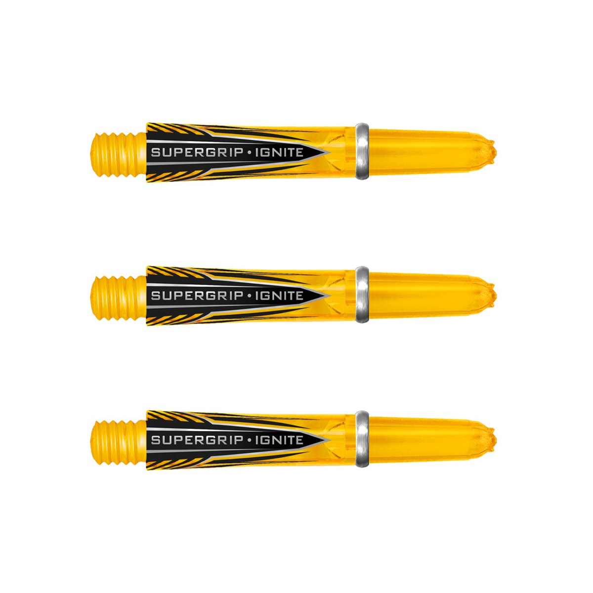Harrows Supergrip Ignite Dart Stems Shafts Yellow Short length variant image