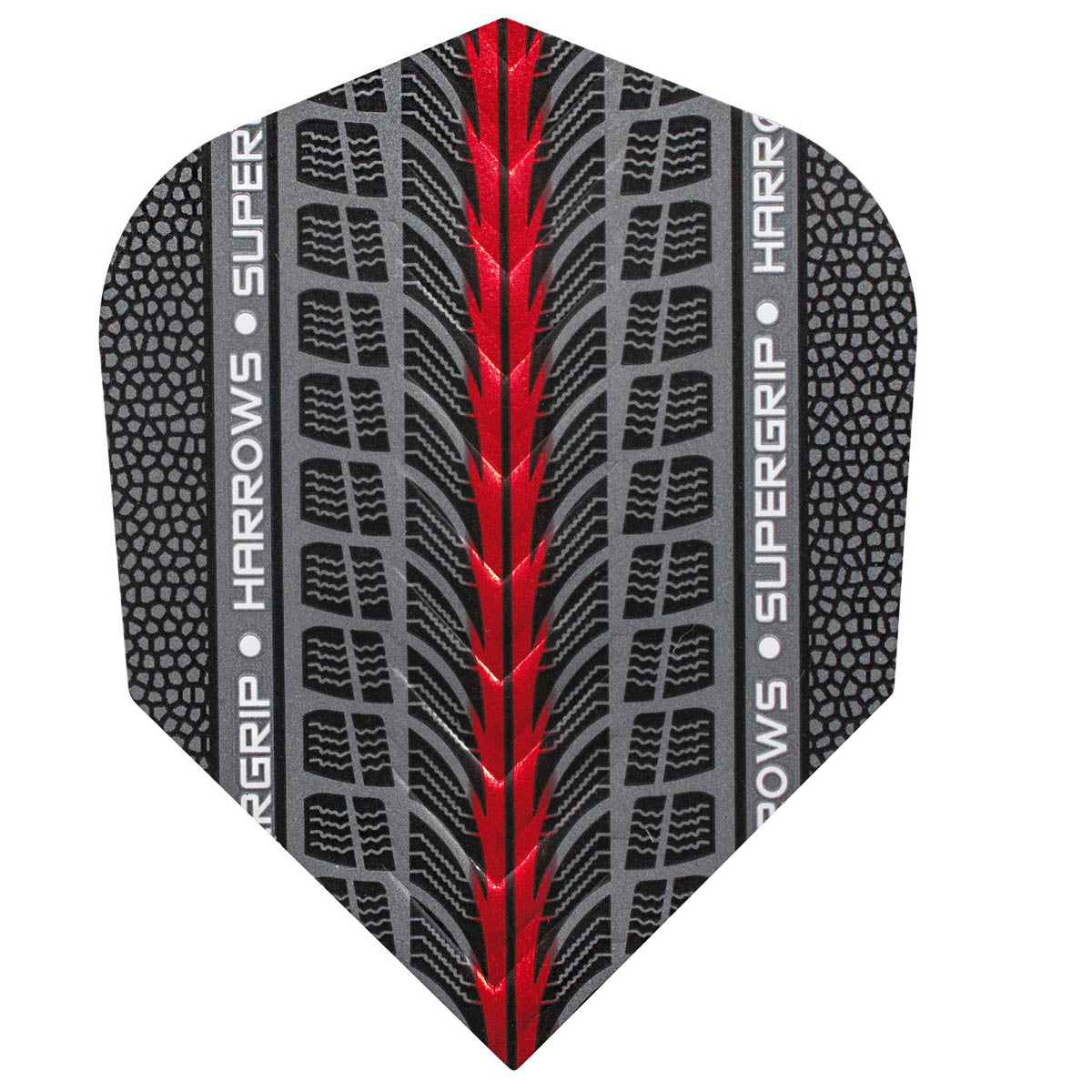 Harrows Supergrip Red Dart Flights main image on a white background.