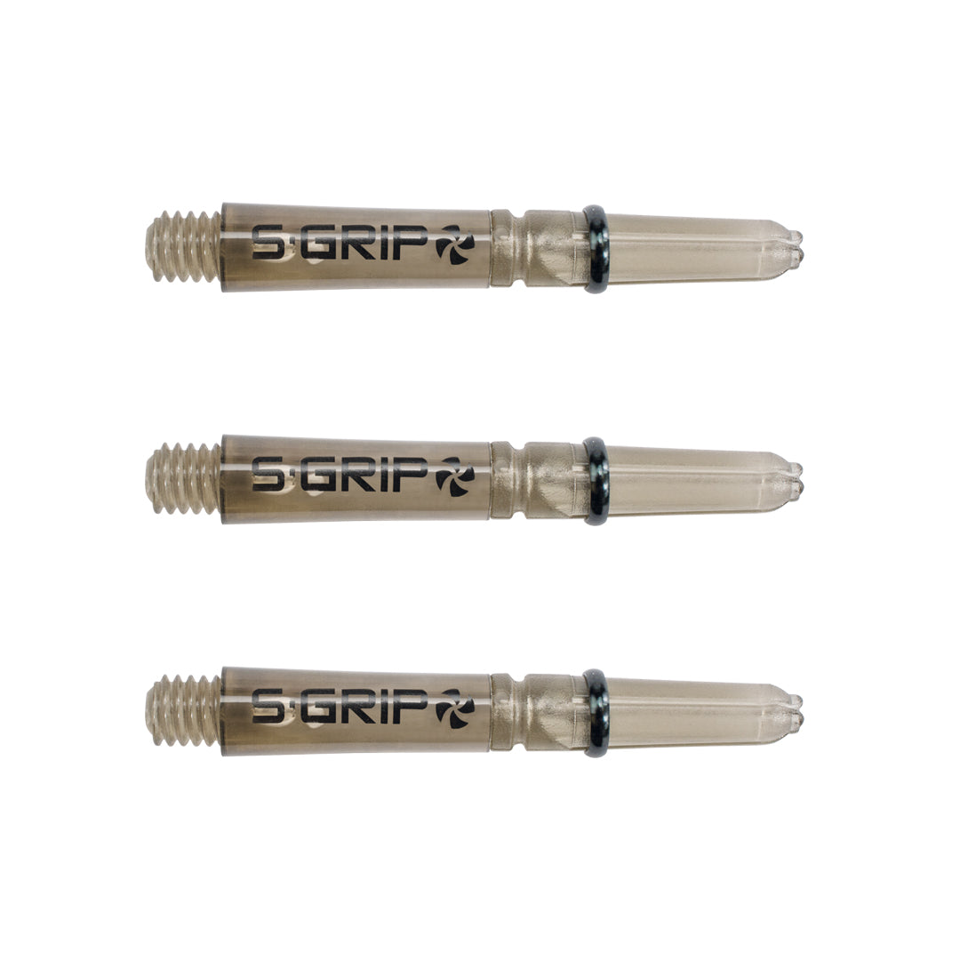 Harrows Supergrip Spin Dart Stems Shafts Smokey Short length variant image