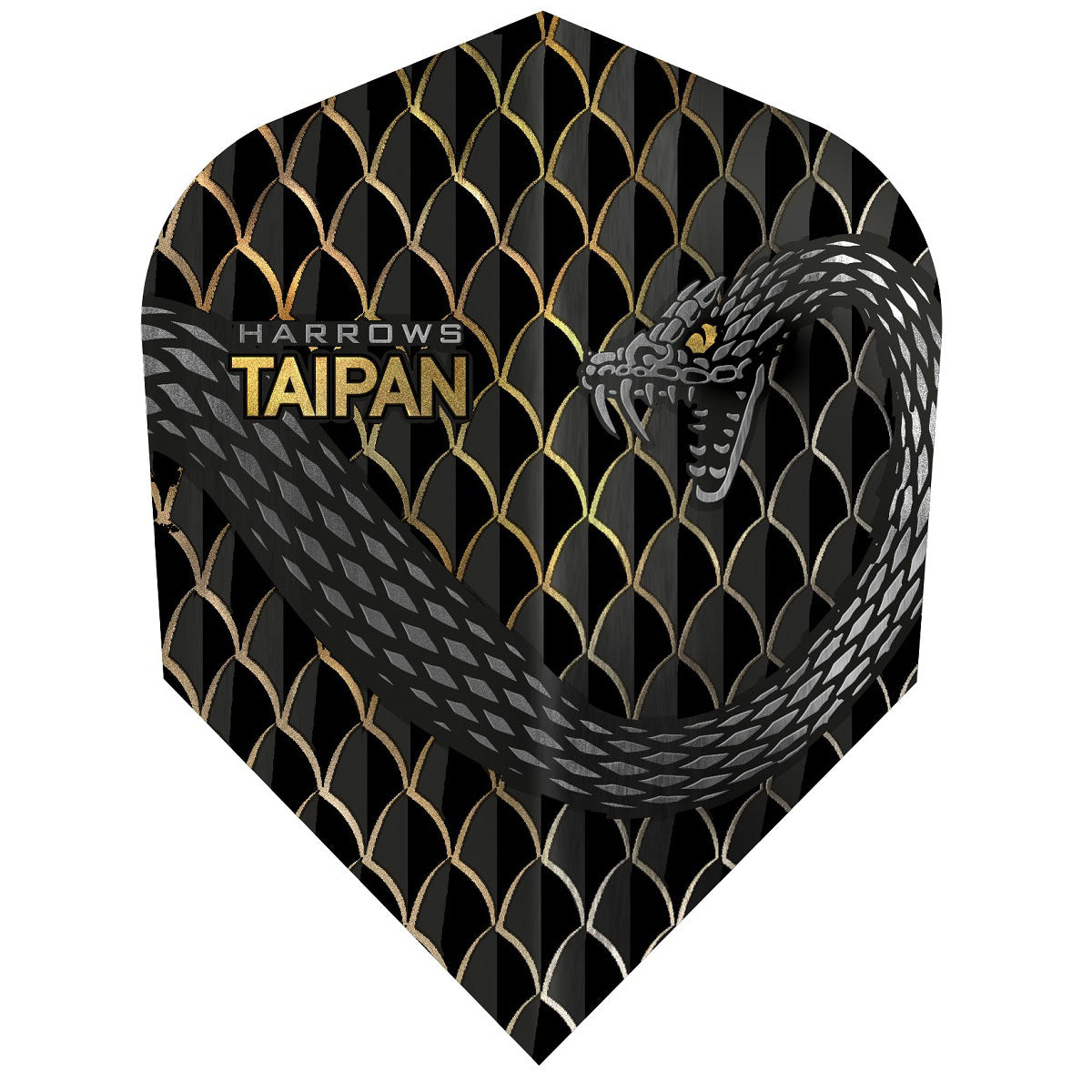 Taipan Gold Standard Dart Flights by Harrows main product image on a white background.