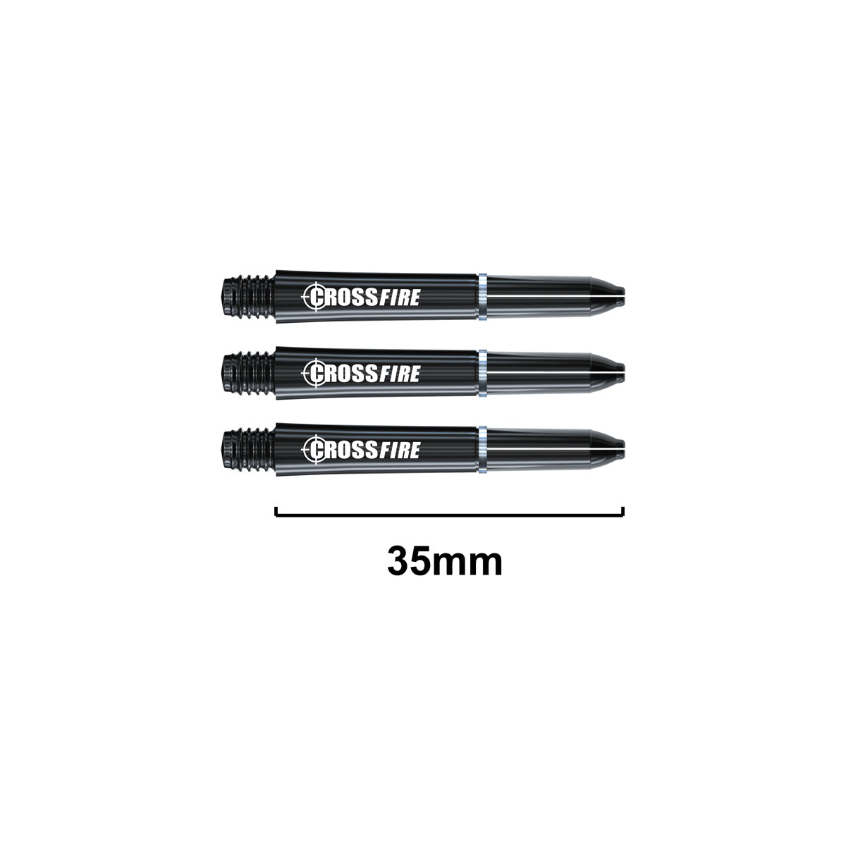Carbon Fibre Crossfire Dart Stems Short length variant image
