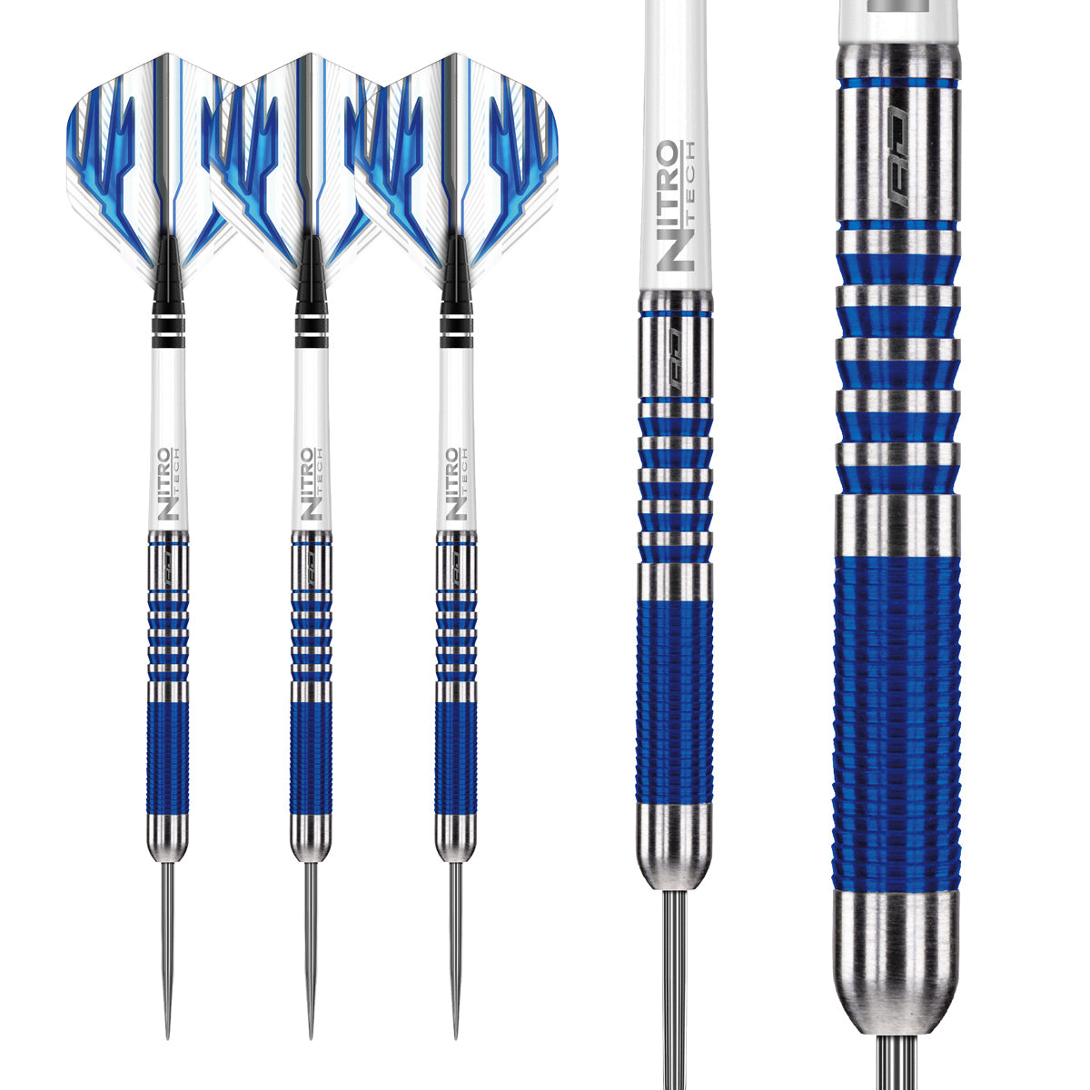 Multiple angle view of the Colin Lloyd dart barrel profile and design