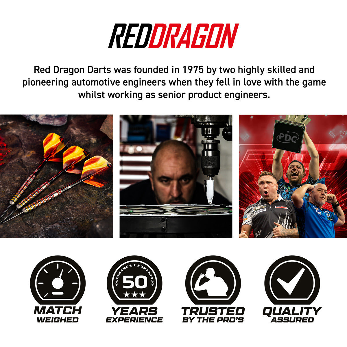 Red Dragon Furnace 90% Tungsten Core Steel Tip Darts