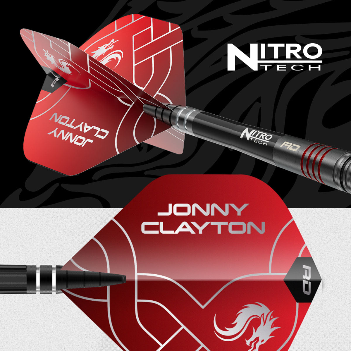 Red Dragon Jonny Clayton RD-ADV Switch Point 90% Tungsten Steel Tip Darts