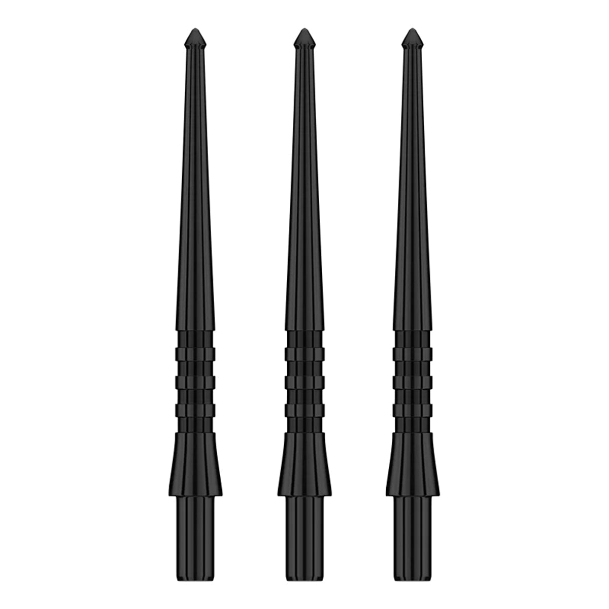 Red Dragon Raptor GT Points Black alternative angle showing the point profile and finish