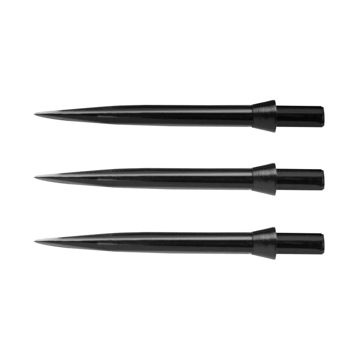 Red Dragon Specialist Black Dart Points with Trident Black main product image showing the dart points
