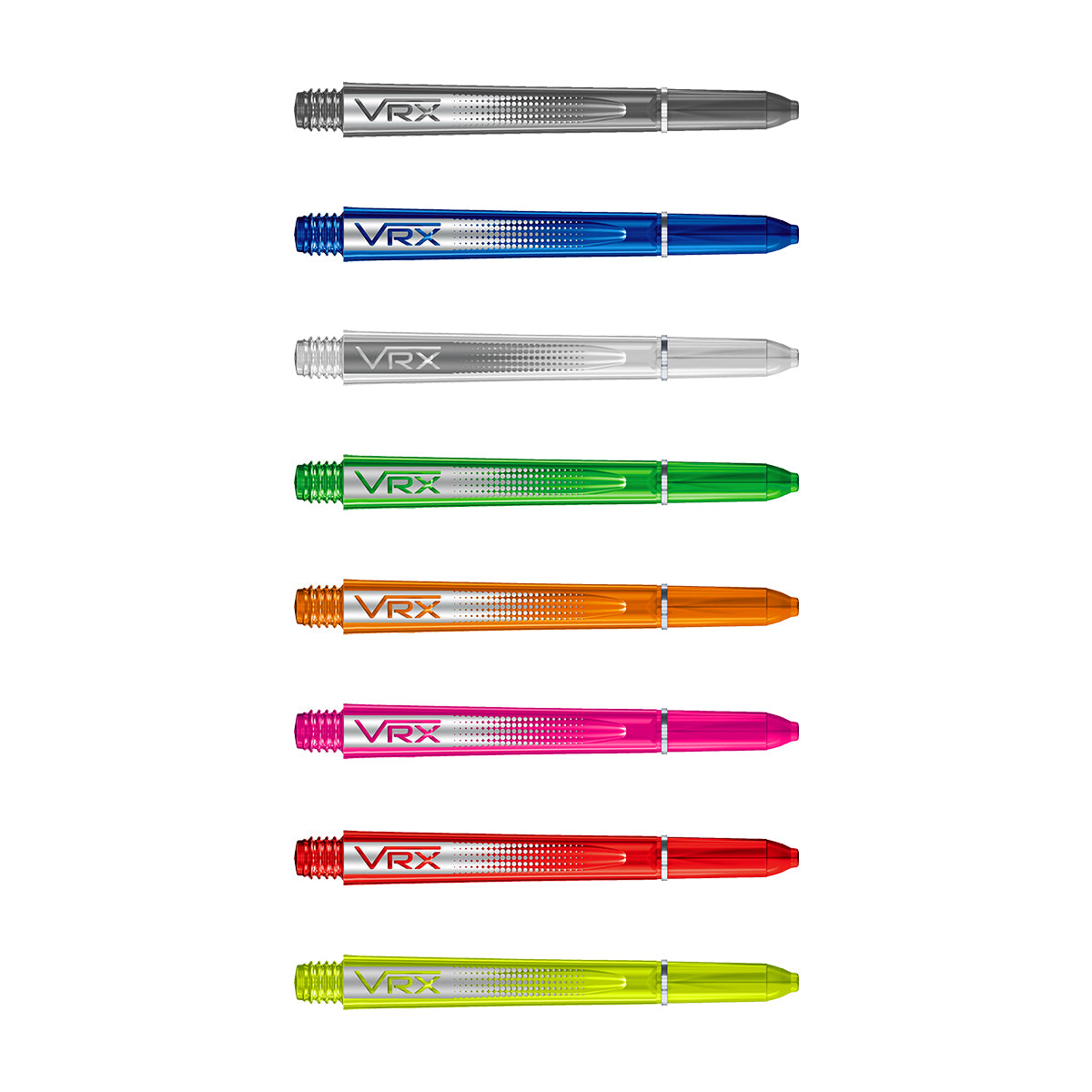 VRX Polycarbonate Dart Stems main product image showing the stems, packaging, and included contents