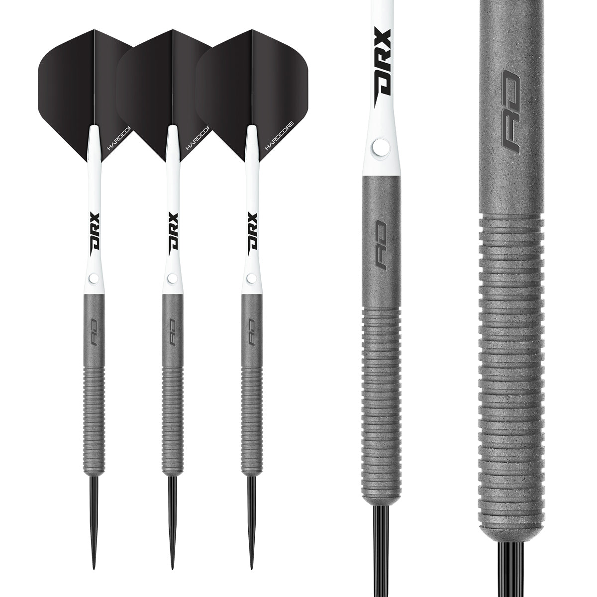 Multiple angle view of the Wayne Warren dart barrel profile and design