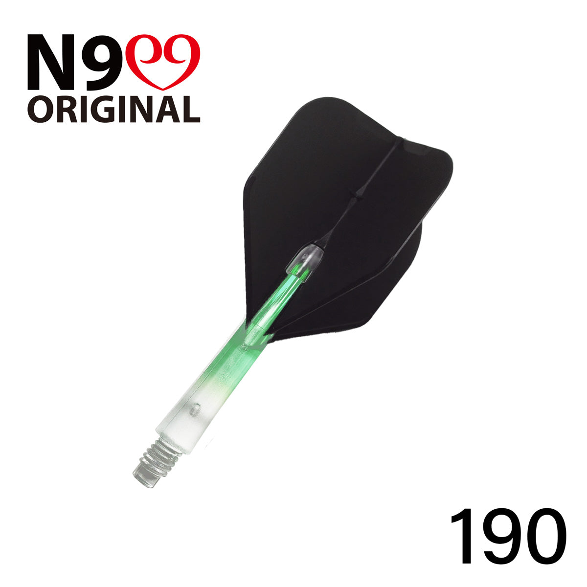 L-Style L-Shaft N9 Locked Straight Dart Shafts Clear Gradient