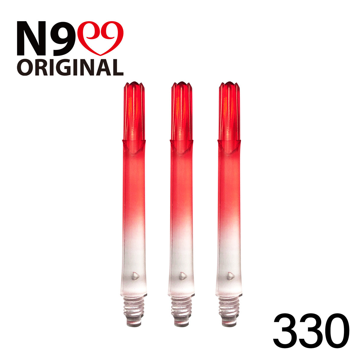 L-Style L-Shaft N9 Locked Straight Dart Shafts Clear Gradient