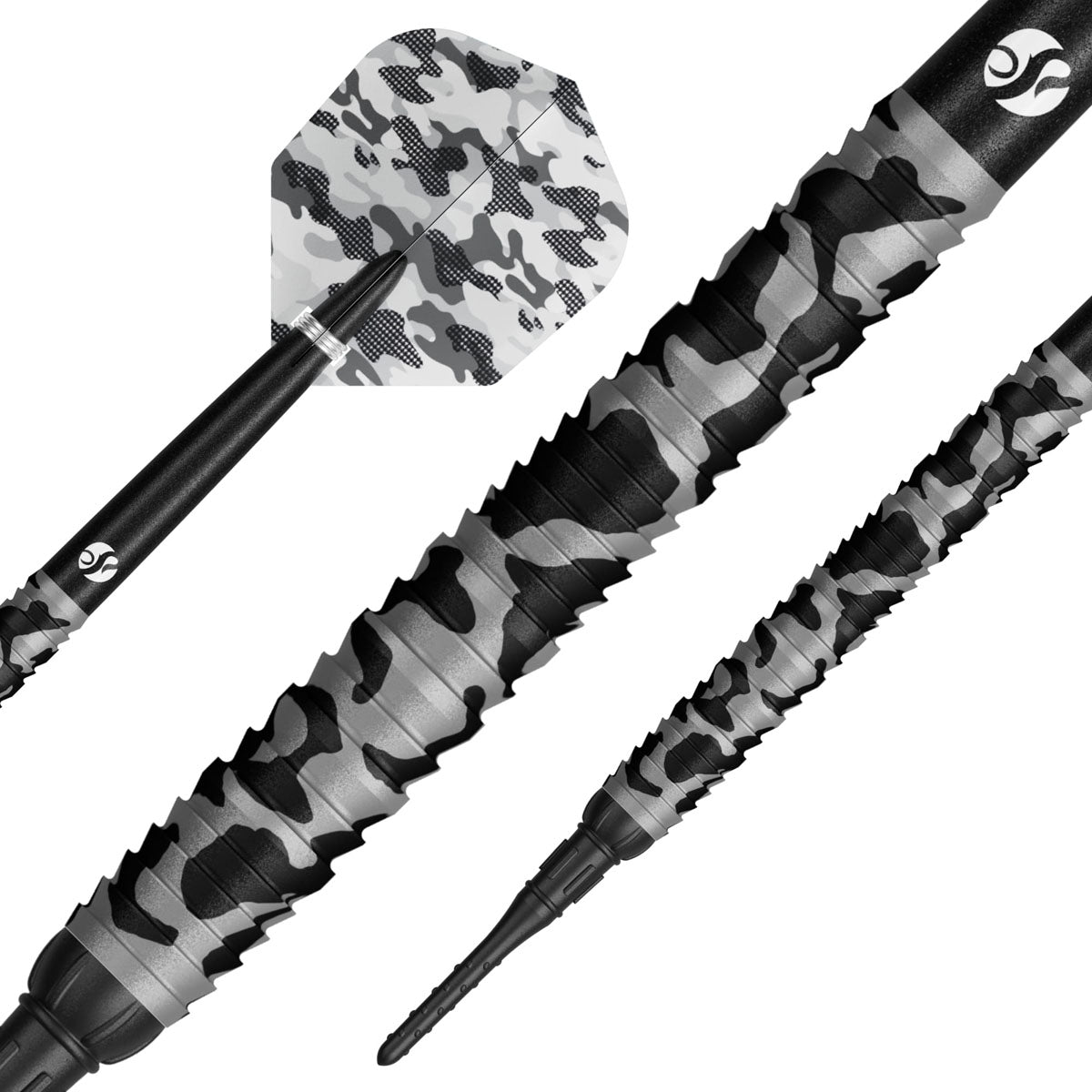Shot Camo Polar Turbo Point 90% Tungsten Steel Tip Darts